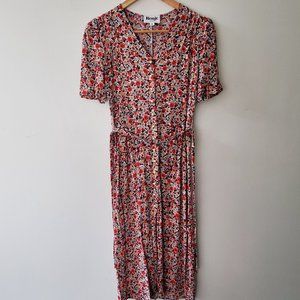 Rouje Mathilde Dress - US 4 / FR 36 in Red Floral